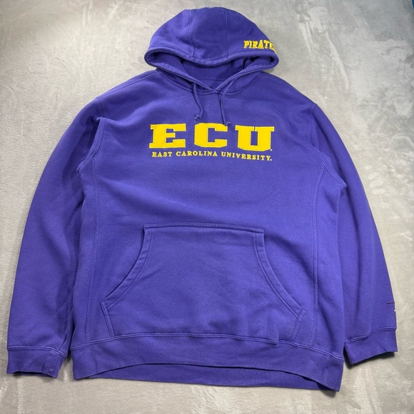 East Carolina University ECU Pirates Pro Player Hoodie Sz XL Heavyweight - Picture 1 of 10